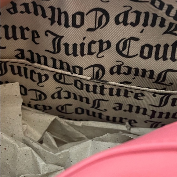Juicy Couture Bubblegum Pink Crystal Embellished Satchel - Picture 8 of 11
